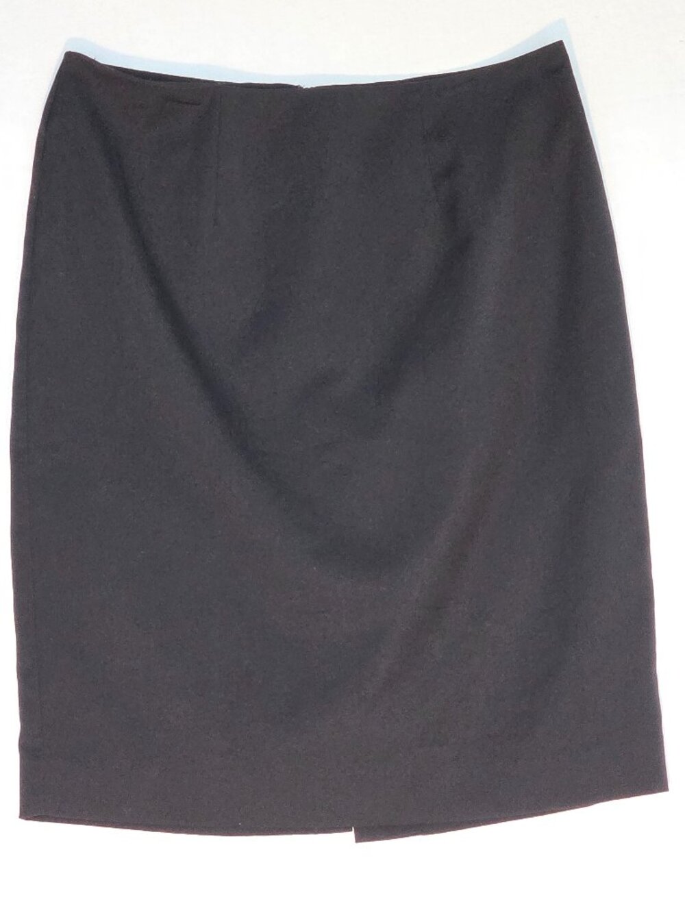 Merona Black  lined pencil skirt with back slit.